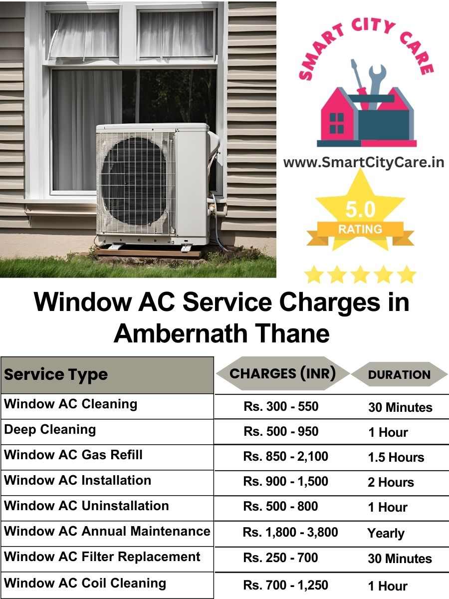 Window AC Service Charges list in  Ambernath, Thane