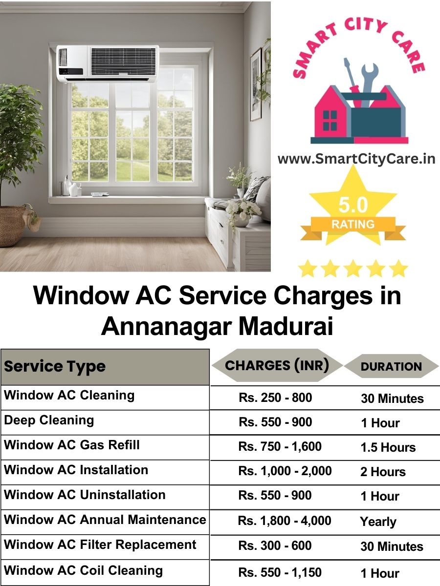 Window AC Service Charges list in  Annanagar, Madurai