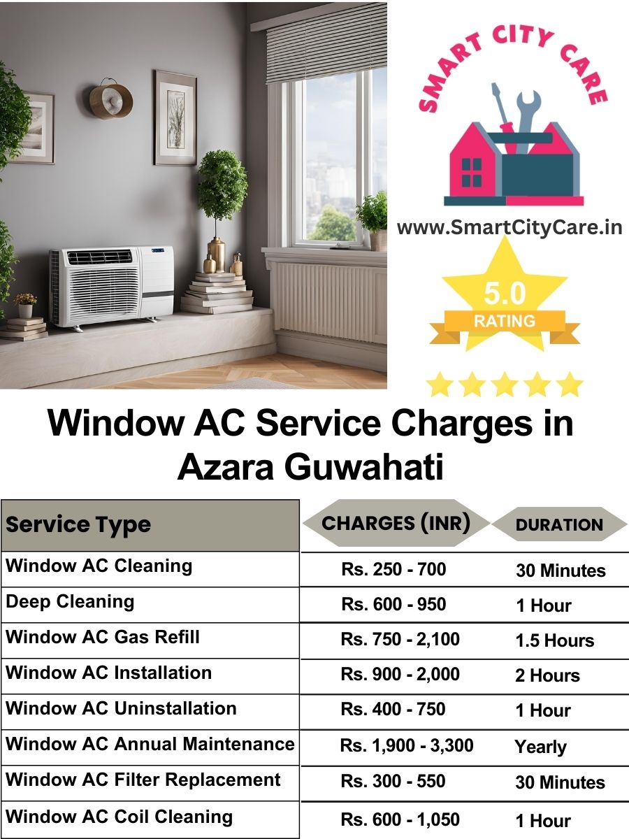 Window AC Service Charges list in  Azara, Guwahati