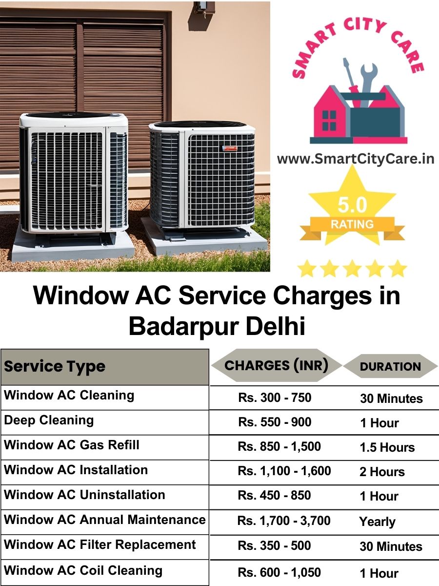 Window AC Service Charges in Badarpur, Delhi
