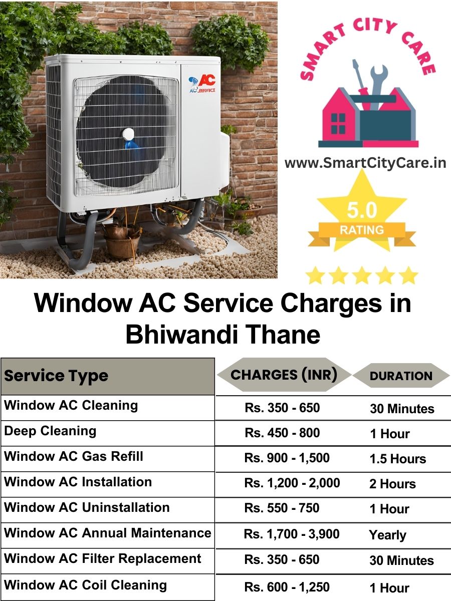 Window AC Service Charges list in  Bhiwandi, Thane