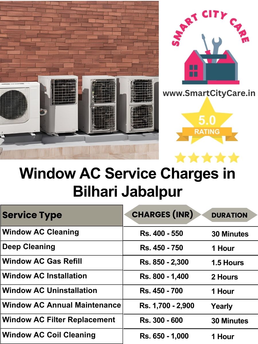 Window AC Service Charges list in  Bilhari, Jabalpur