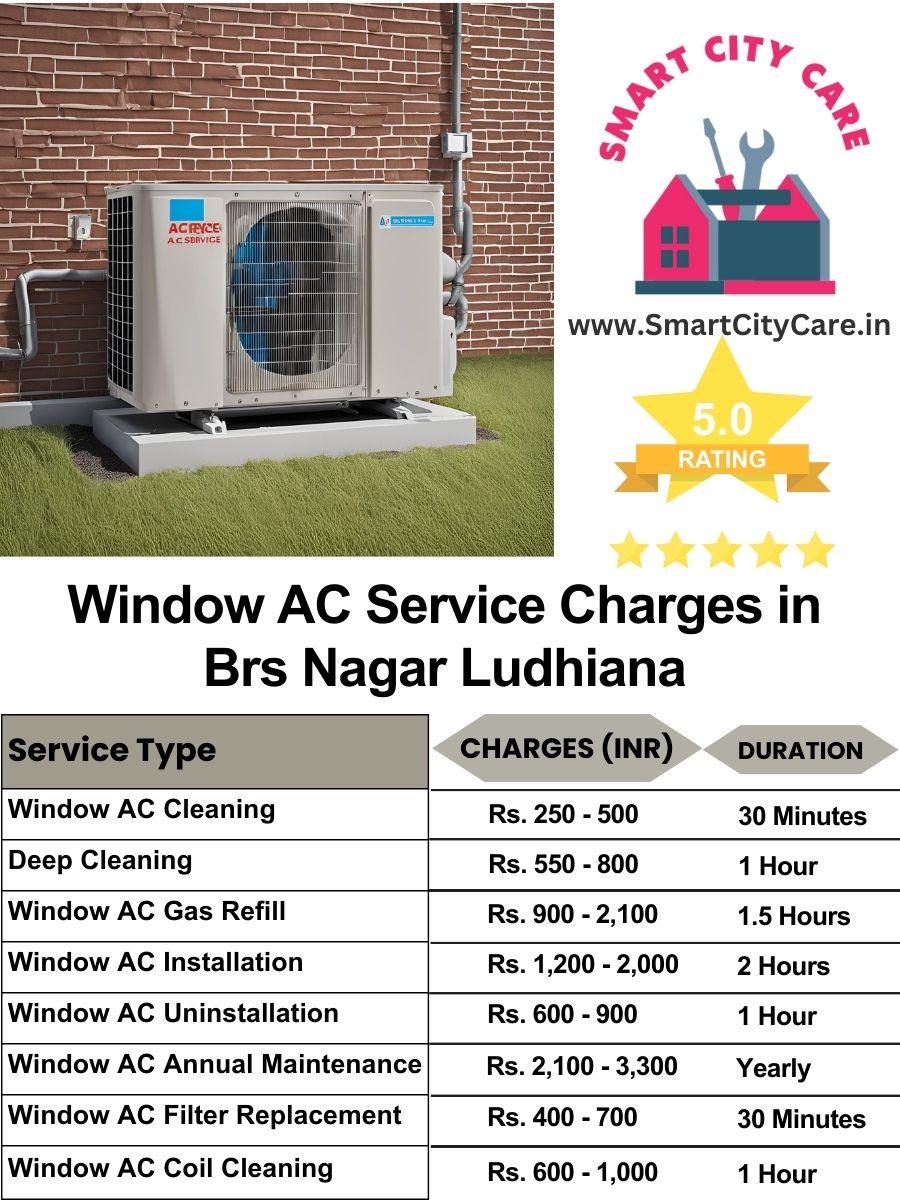 Window AC Service Charges list in  BRS Nagar, Ludhiana