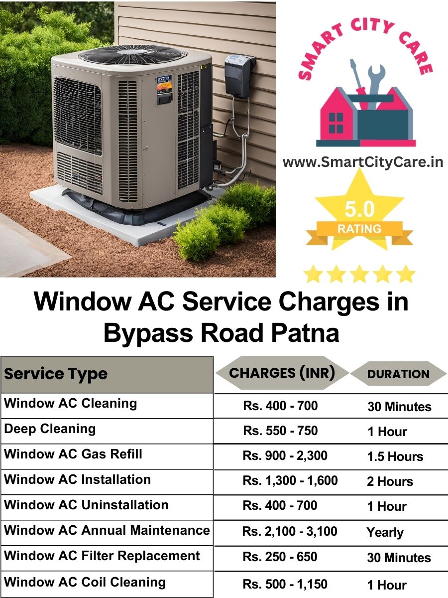 Window AC Service Charges list in  Bypass Road, Patna