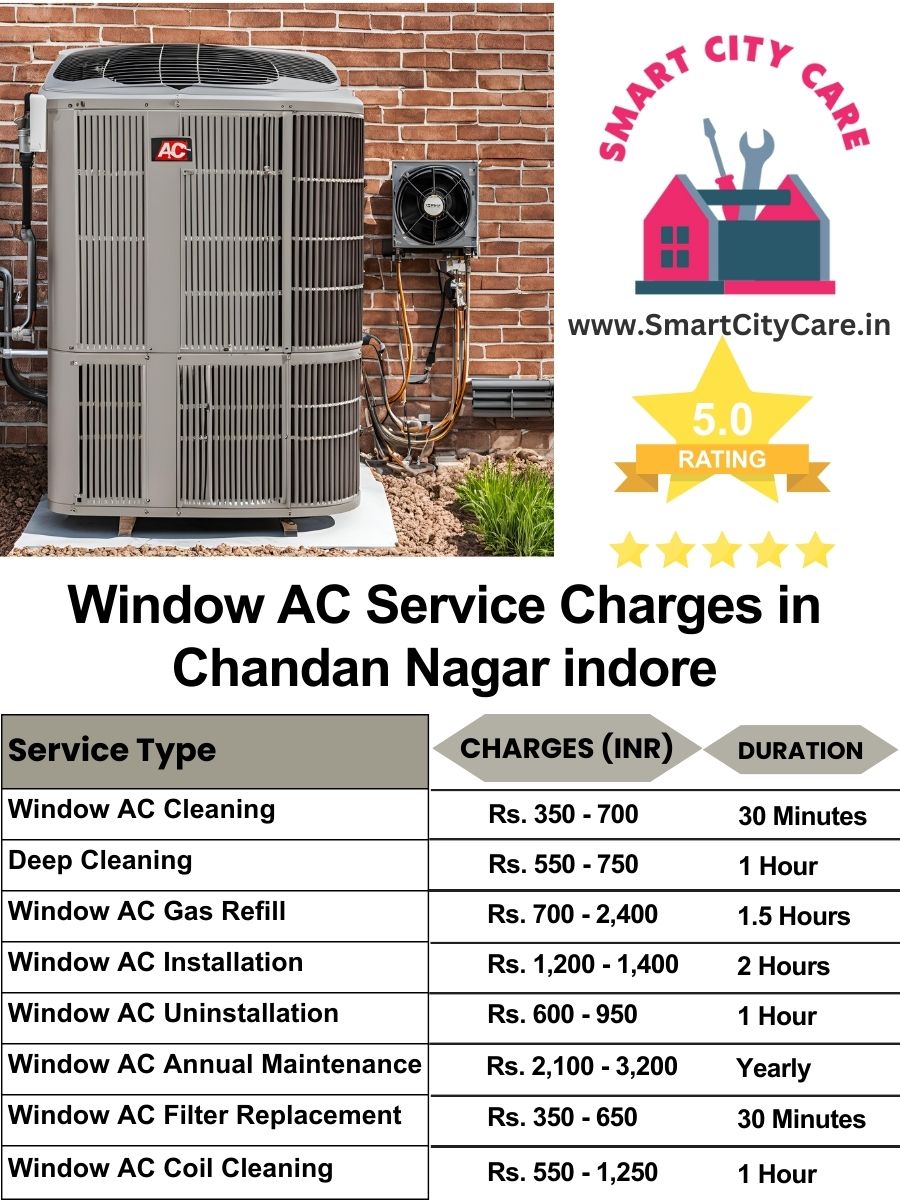 Window AC Service Charges list in  Chandan Nagar, Indore