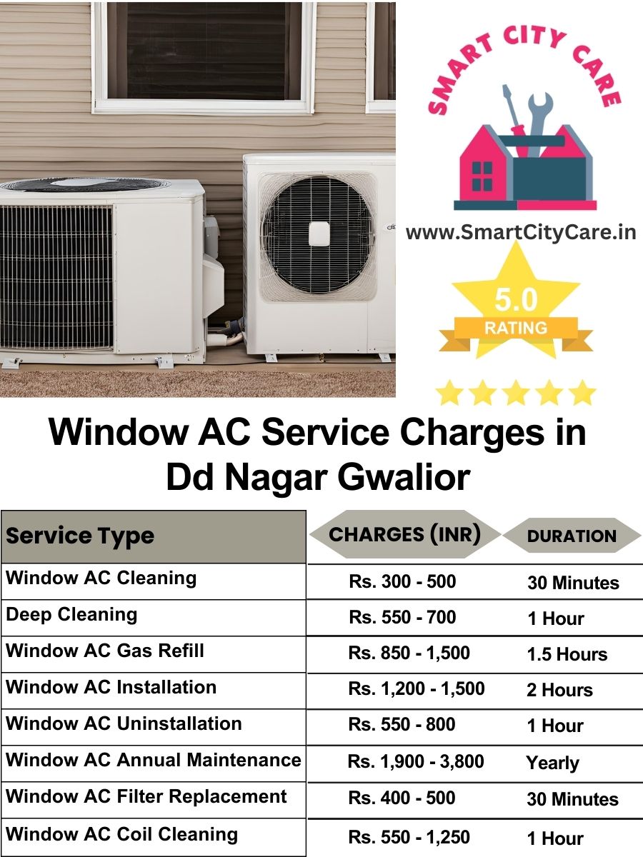 Window AC Service Charges list in  DD Nagar, Gwalior