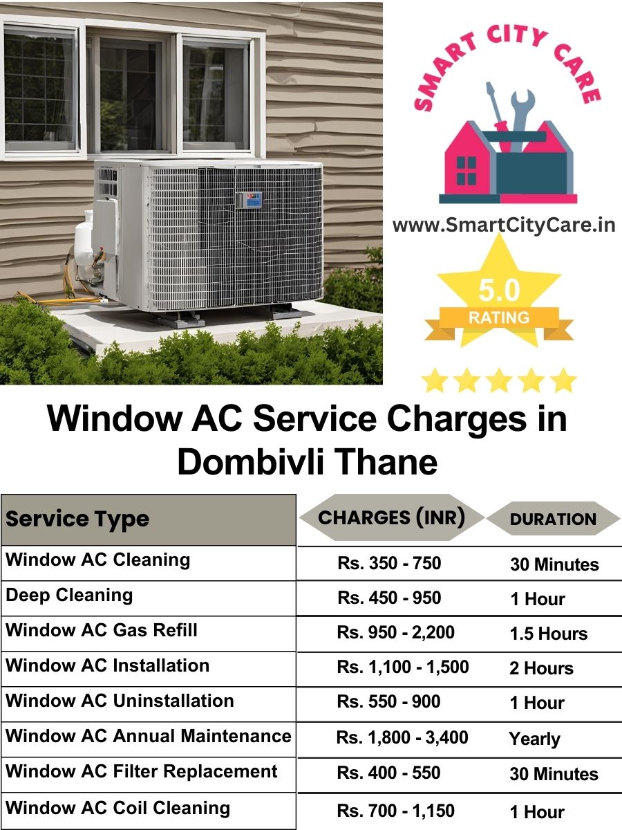 Window AC Service Charges list in  Dombivli, Thane