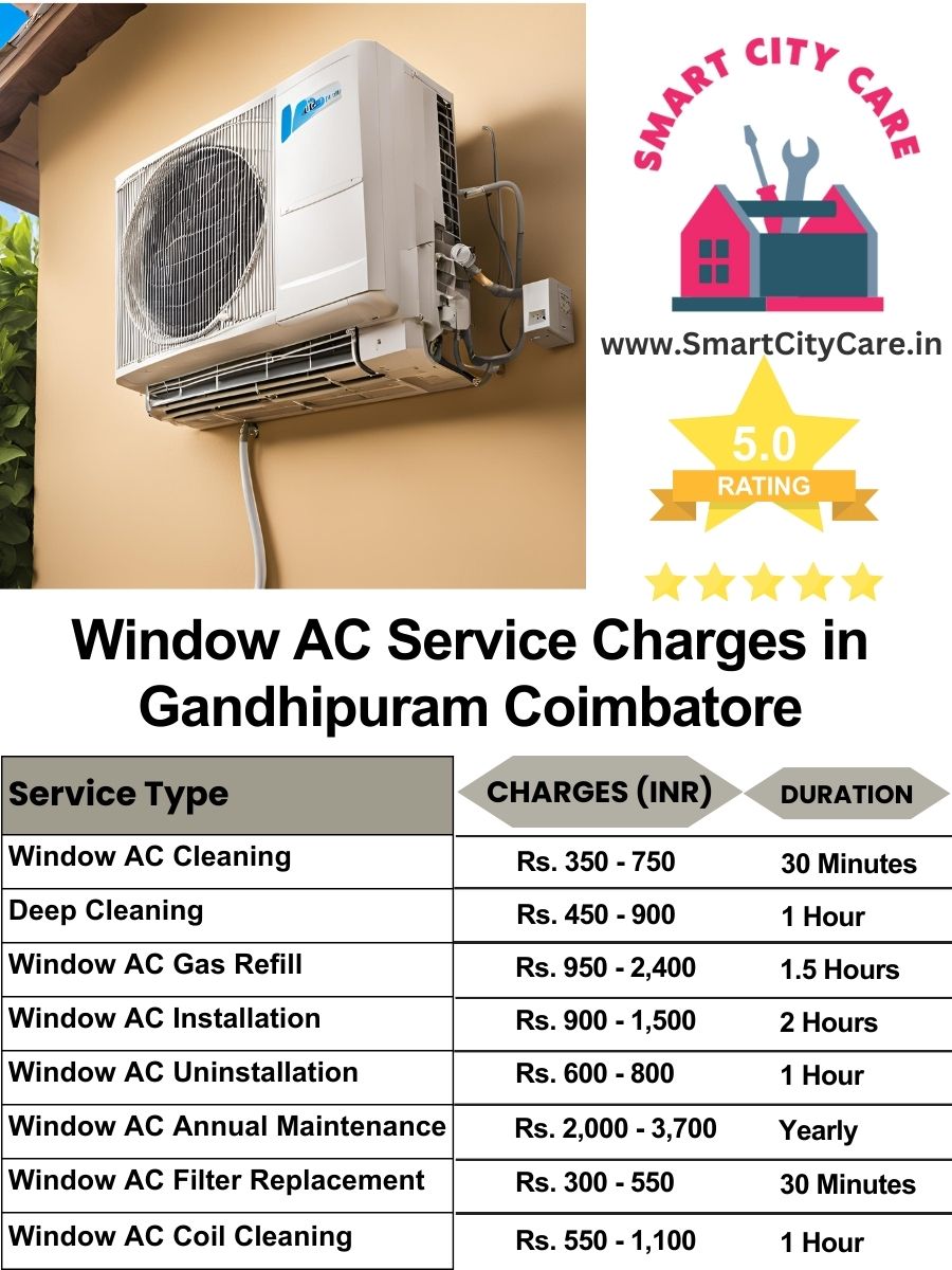 Window AC Service Charges list in  Gandhipuram, Coimbatore