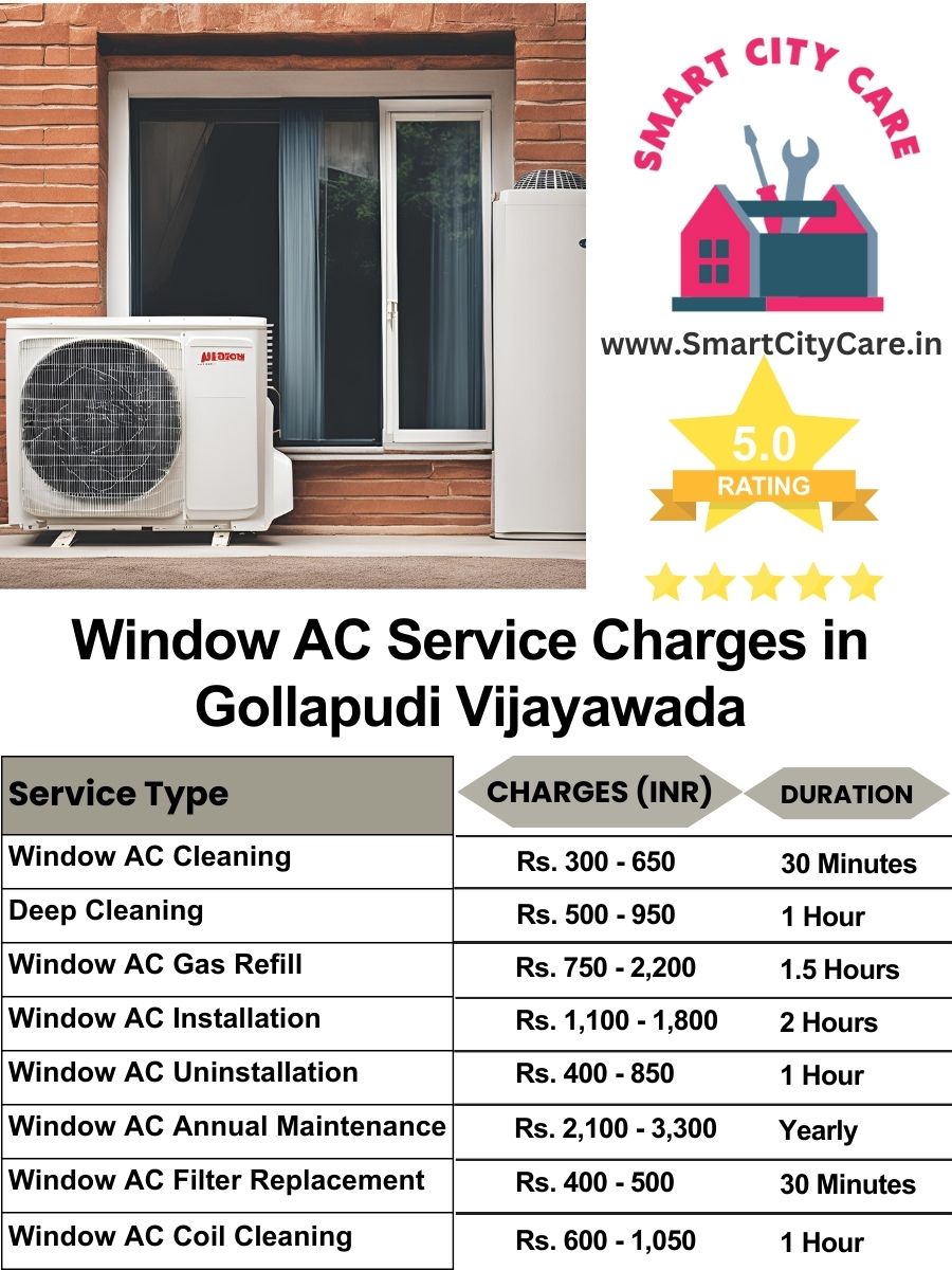 Window AC Service Charges list in  Gollapudi, Vijayawada