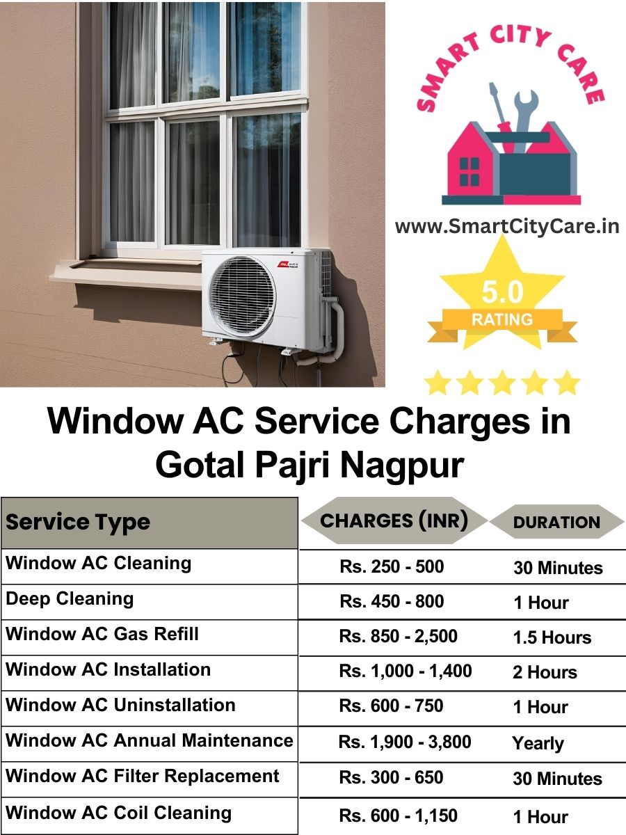 Window AC Service Charges list in Gotal pajri, Nagpur