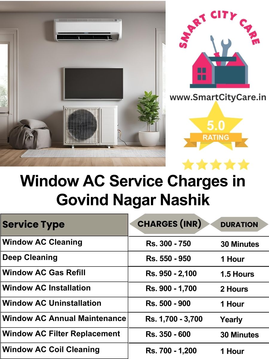 Window AC Service Charges list in  Govind Nagar, Nashik