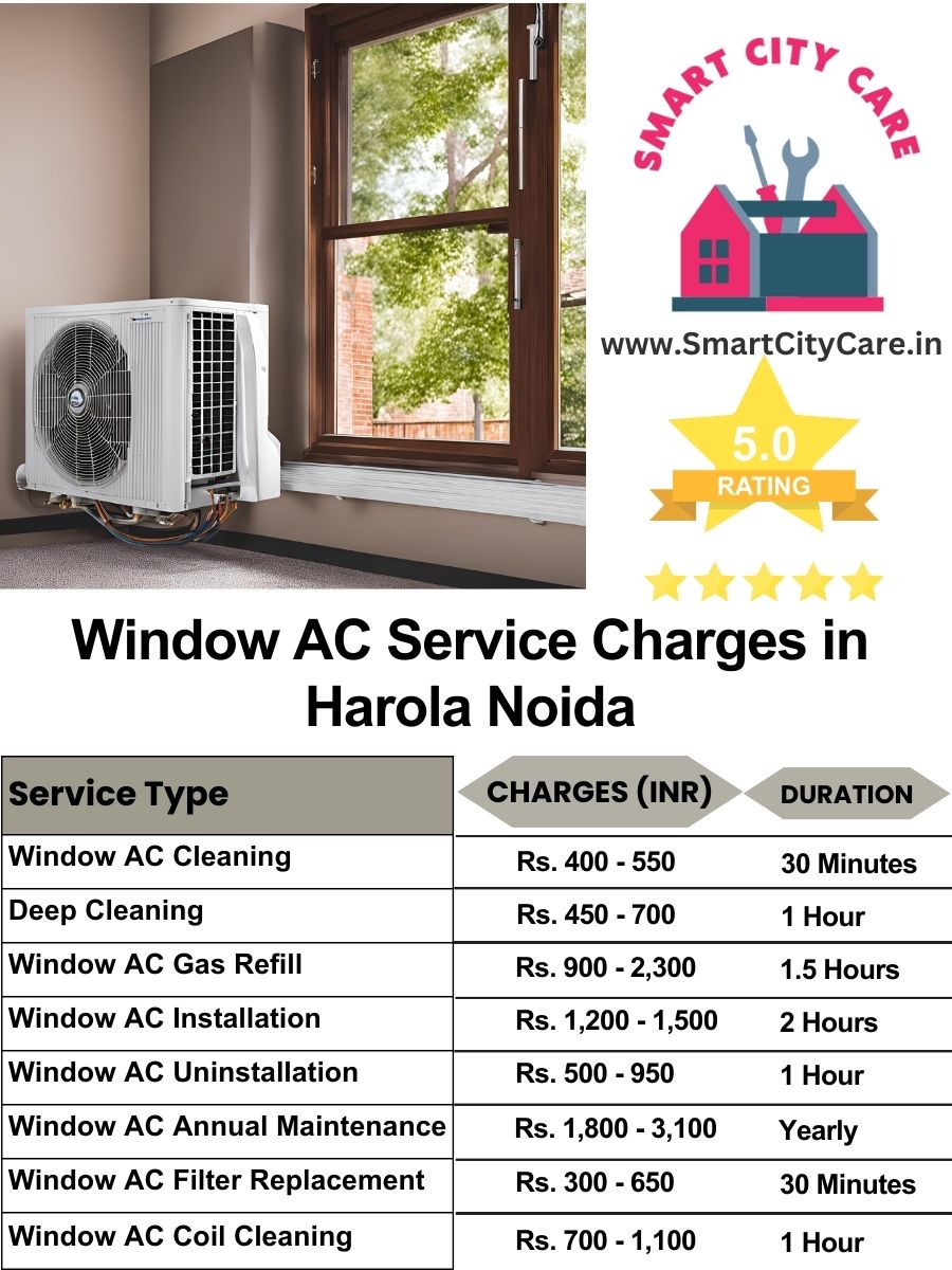 Window AC Service Charges list in  Harola, Noida