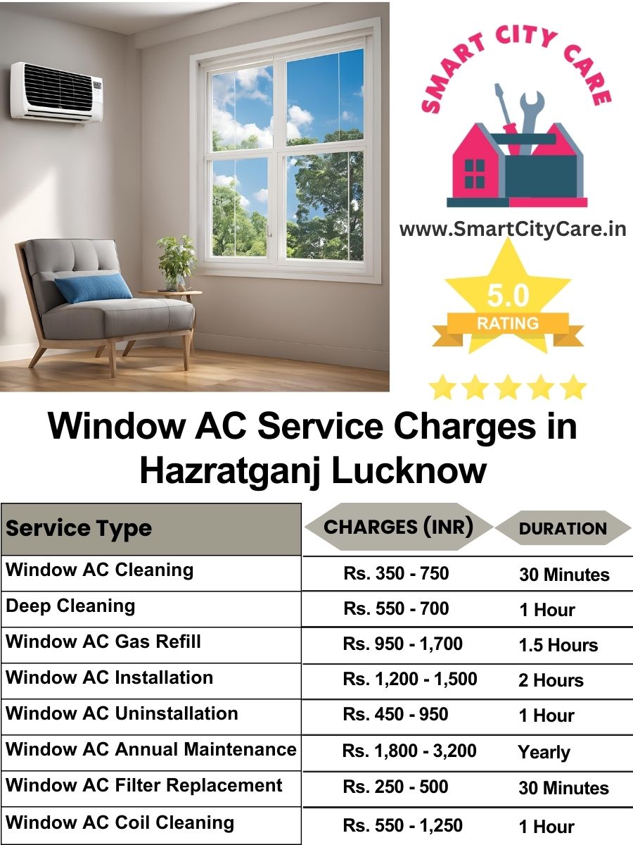 Window AC Service Charges list in  Hazratganj, Lucknow