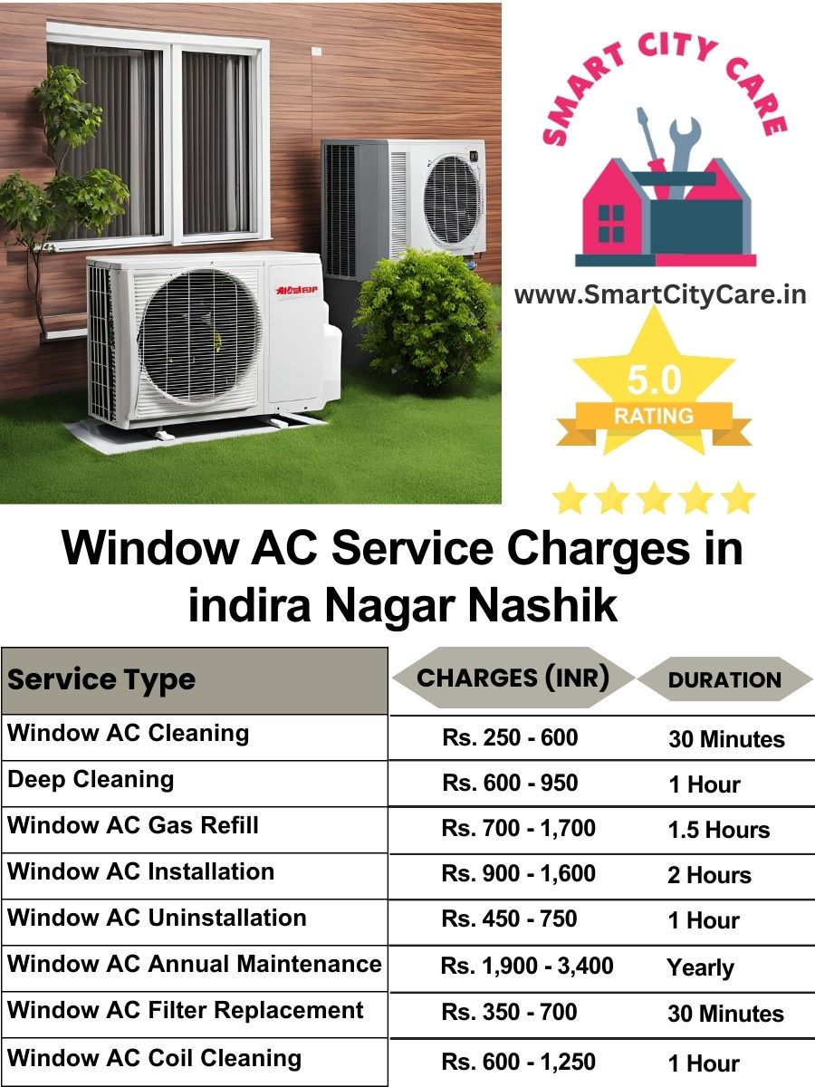 Window AC Service Charges list in  Indira Nagar, Nashik