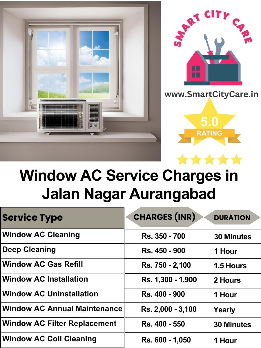 Window AC Service Charges list in  Jalan Nagar, Aurangabad