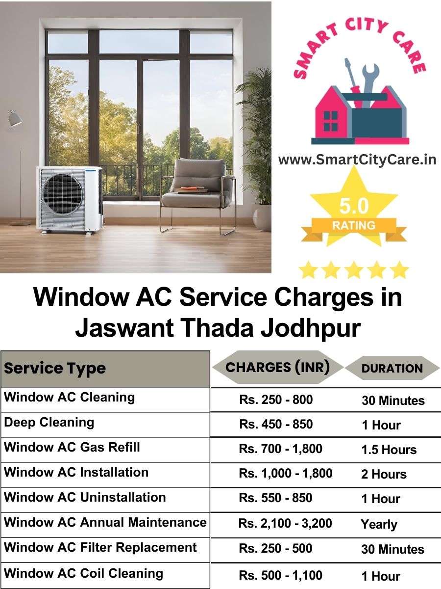 Window AC Service Charges list in  Jaswant Thada, Jodhpur