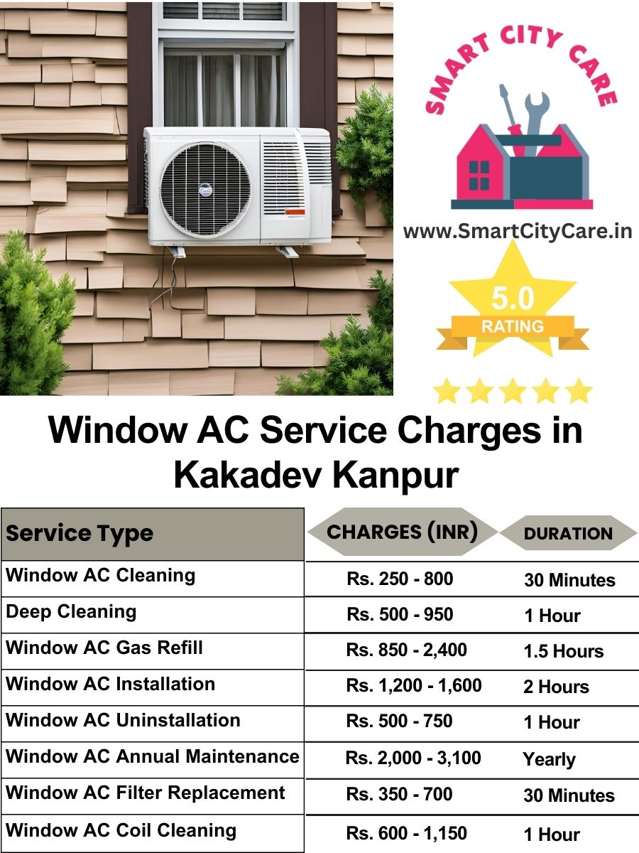 Window AC Service Charges list in  Kakadev, Kanpur