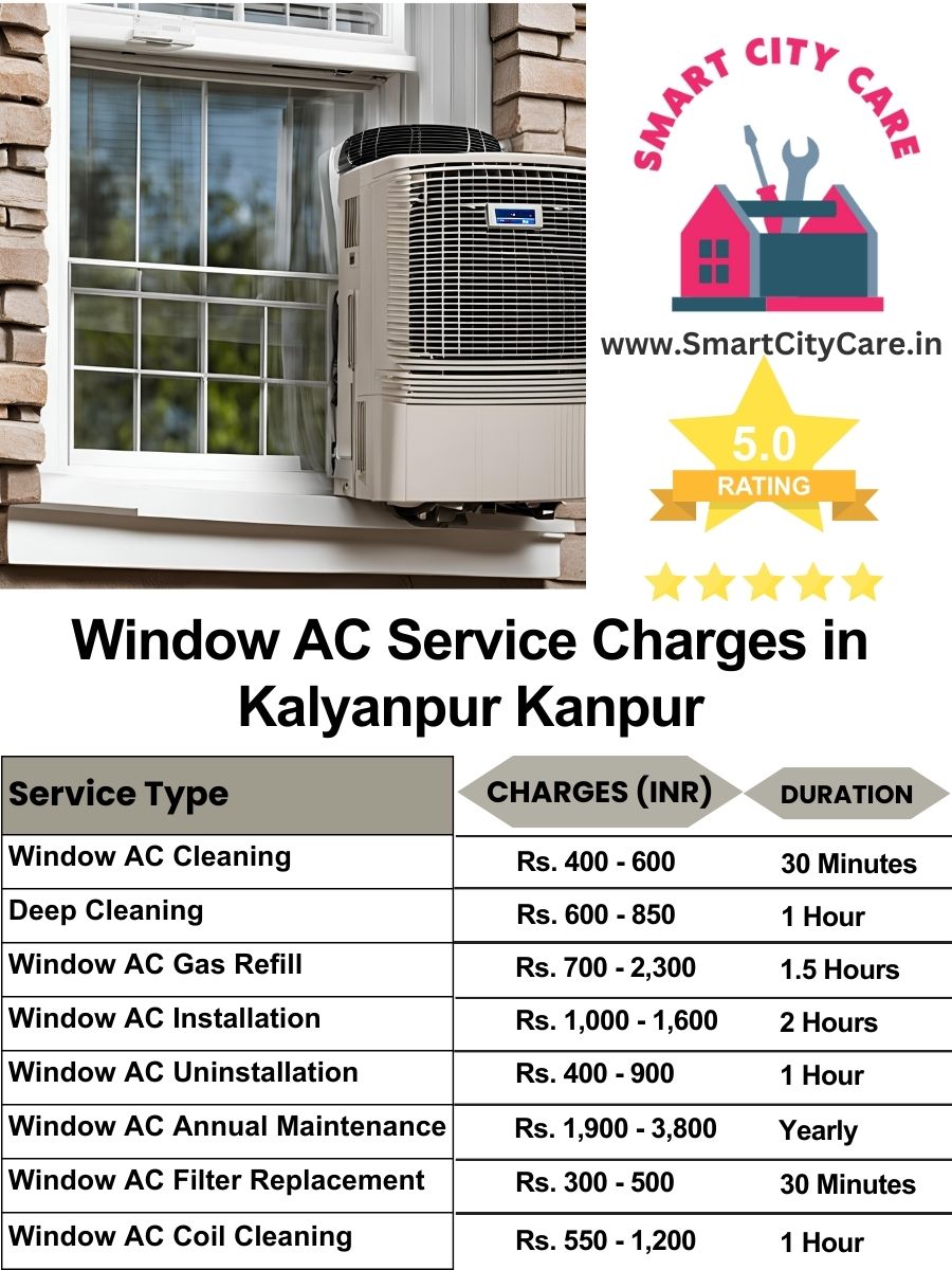 Window AC Service Charges list in  Kalyanpur, Kanpur