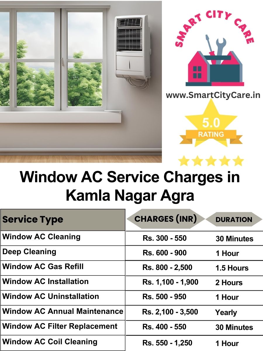 Window AC Service Charges list in  Kamla Nagar, Agra