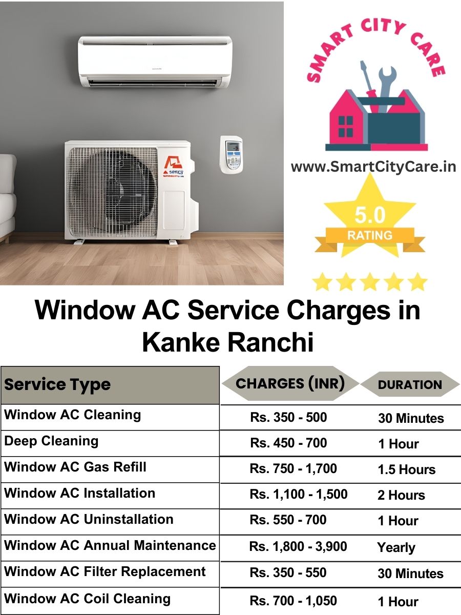 Window AC Service Charges list in  Kanke, Ranchi