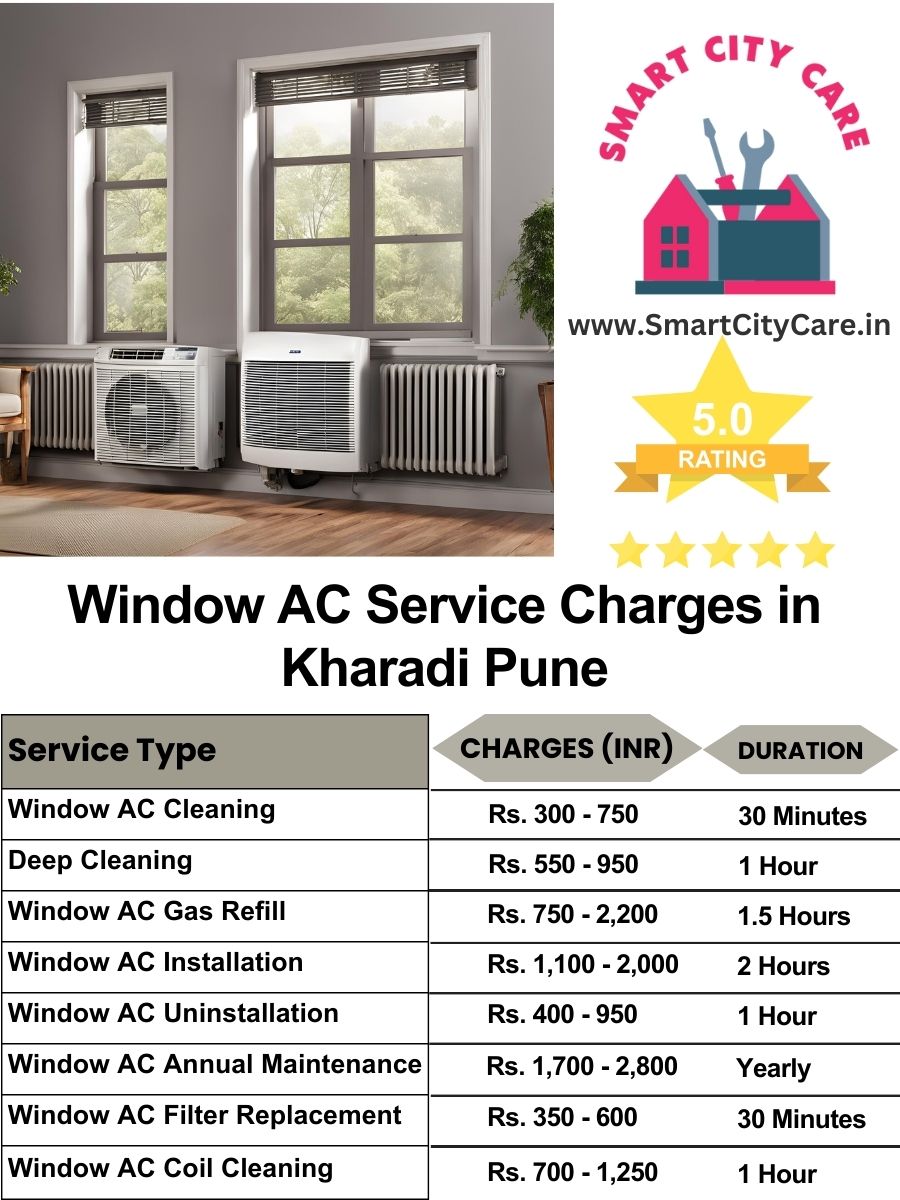 Window AC Service Charges list in  Kharadi, Pune