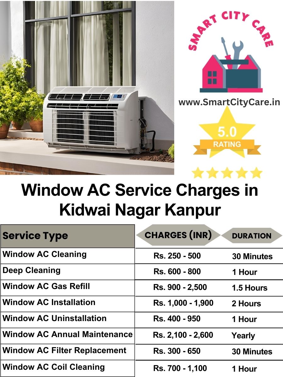 Window AC Service Charges list in  Kidwai Nagar, Kanpur