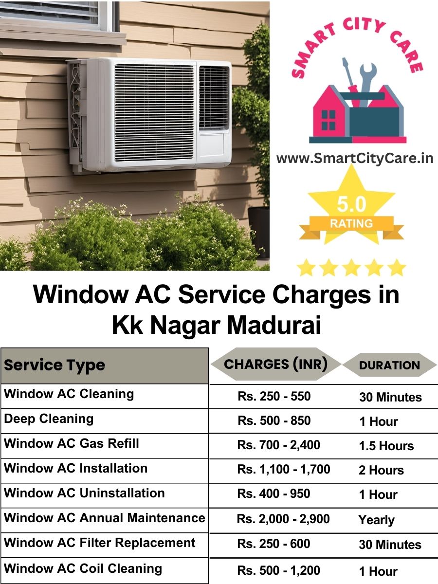 Window AC Service Charges list in  KK Nagar, Madurai