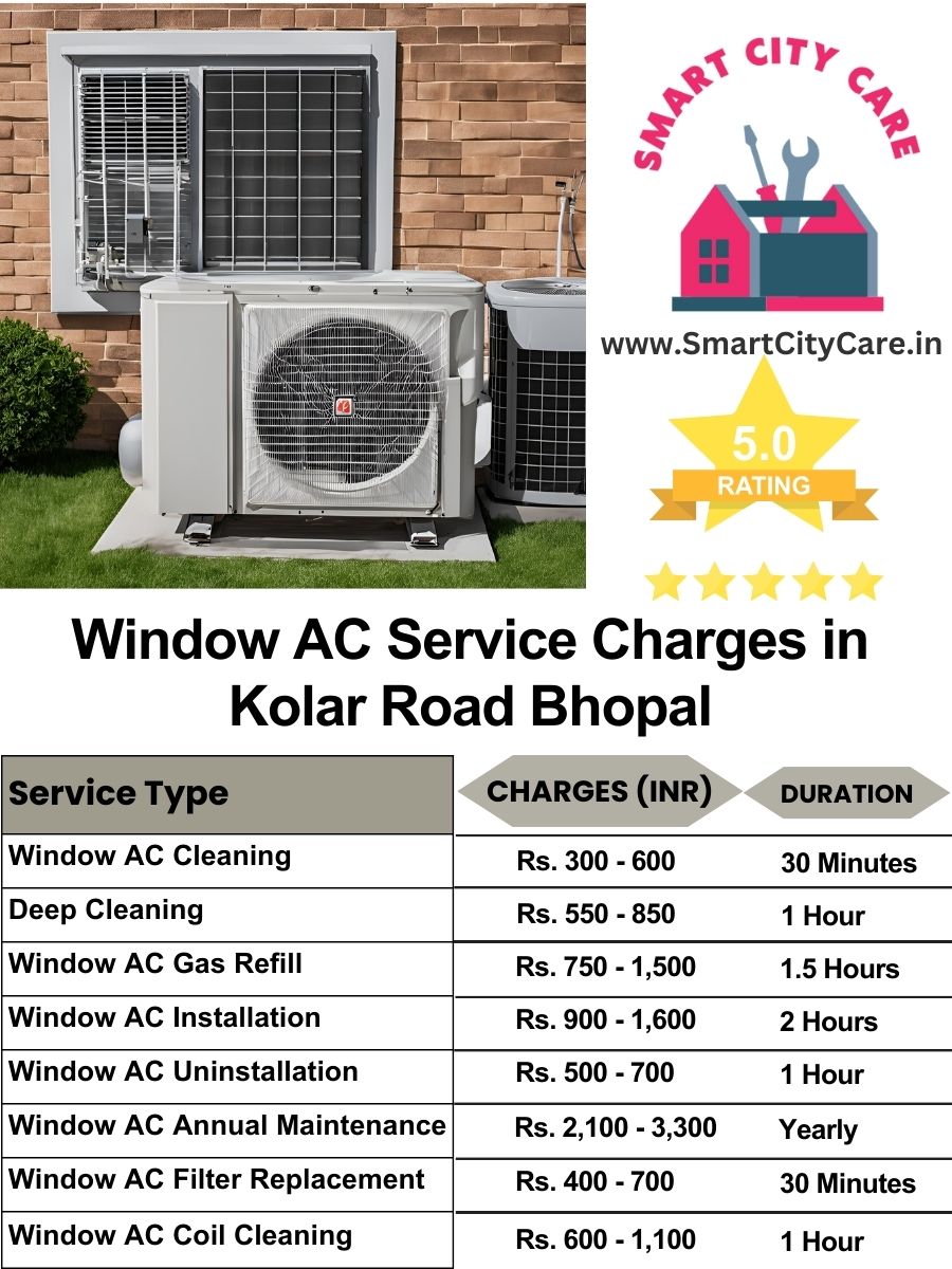Window AC Service Charges in Kolar Road, Bhopal