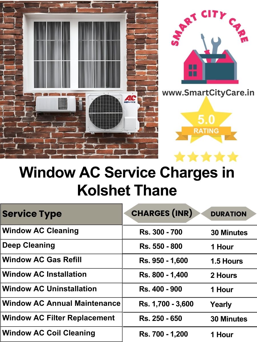 Window AC Service Charges list in  Kolshet, Thane