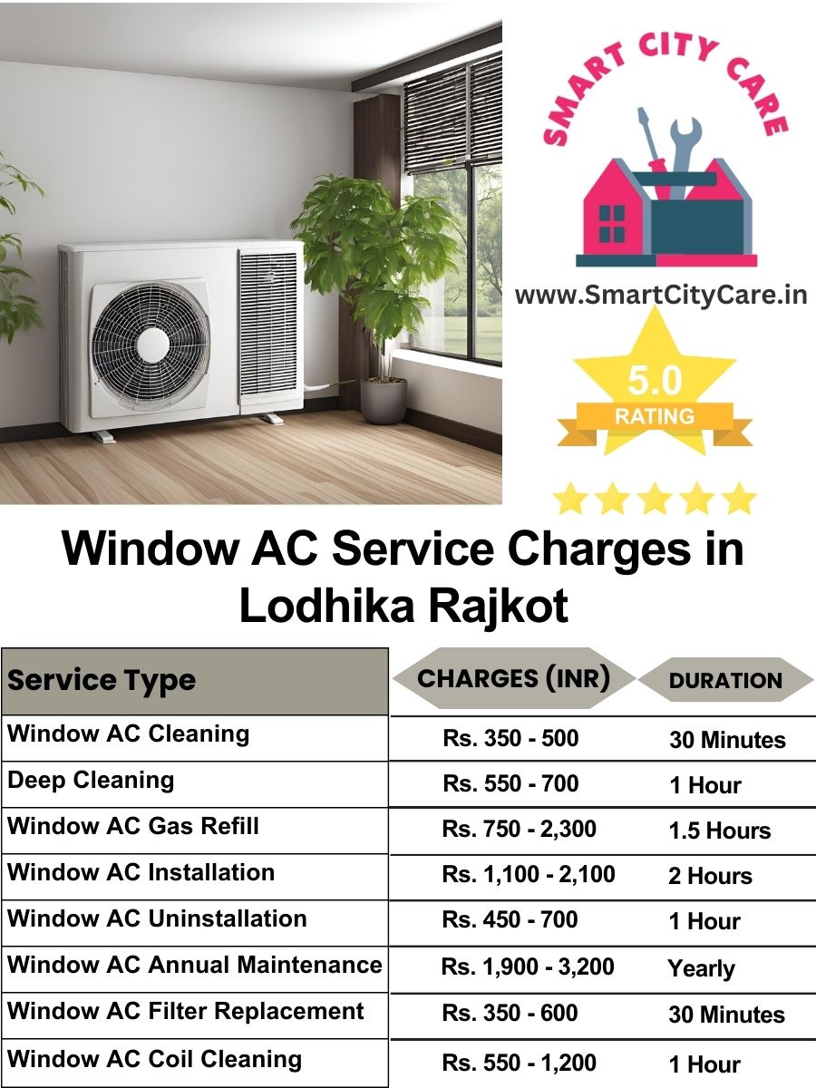 Window AC Service Charges list in  Lodhika, Rajkot