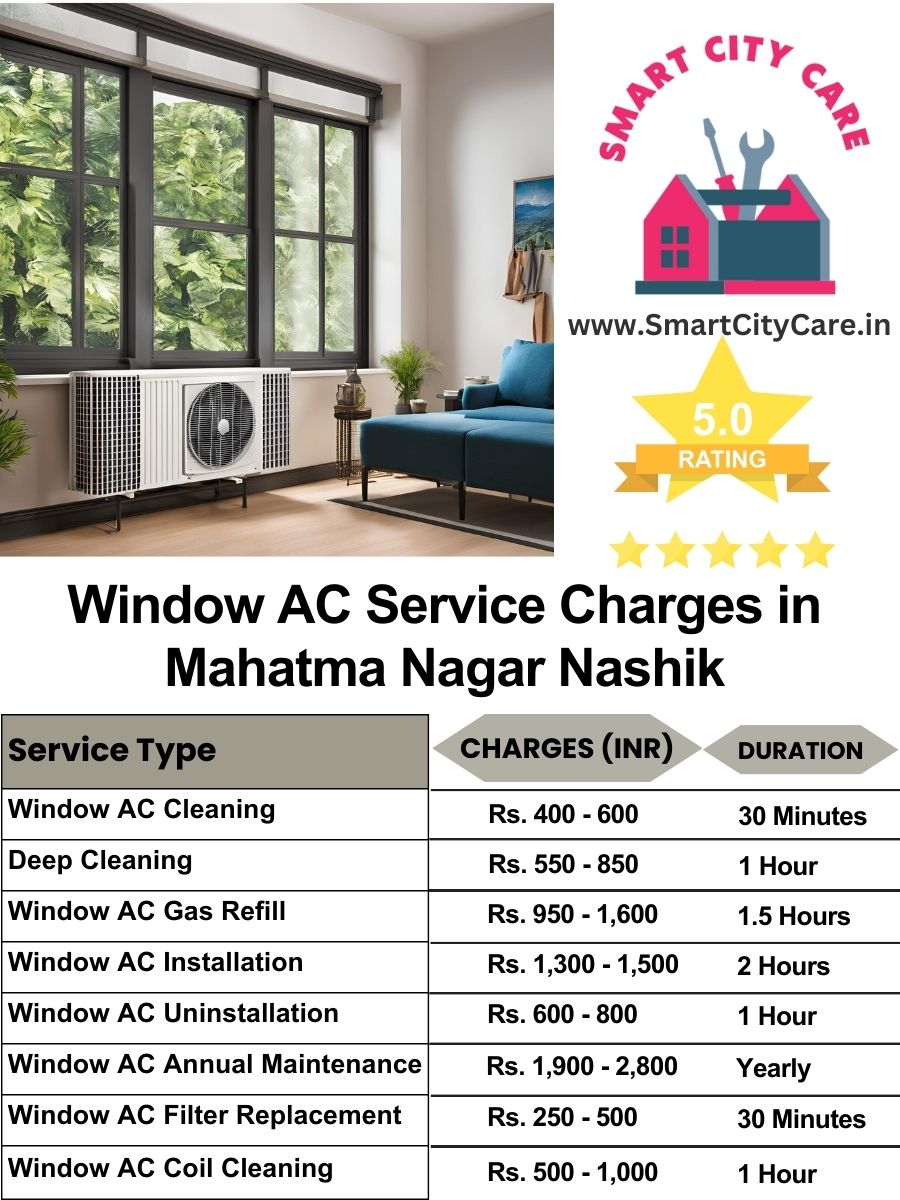 Window AC Service Charges list in  Mahatma Nagar, Nashik