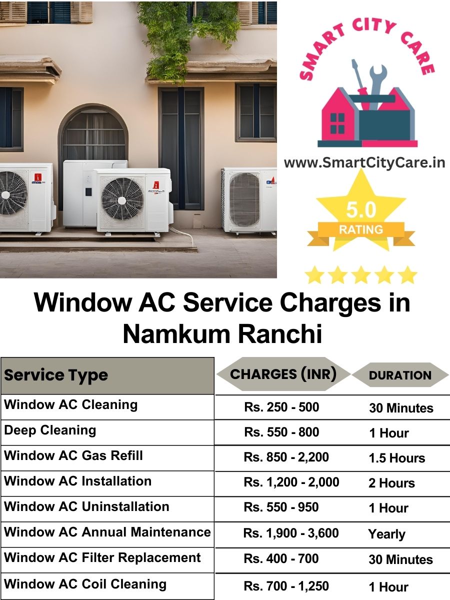 Window AC Service Charges list in  Namkum, Ranchi