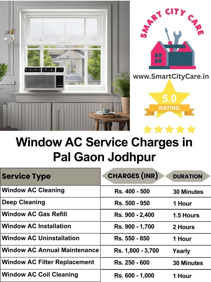 Window AC Service Charges list in  Pal Gaon, Jodhpur