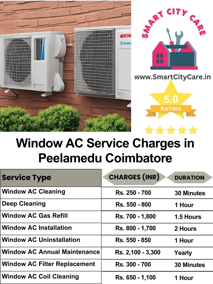 Window AC Service Charges list in  Peelamedu, Coimbatore