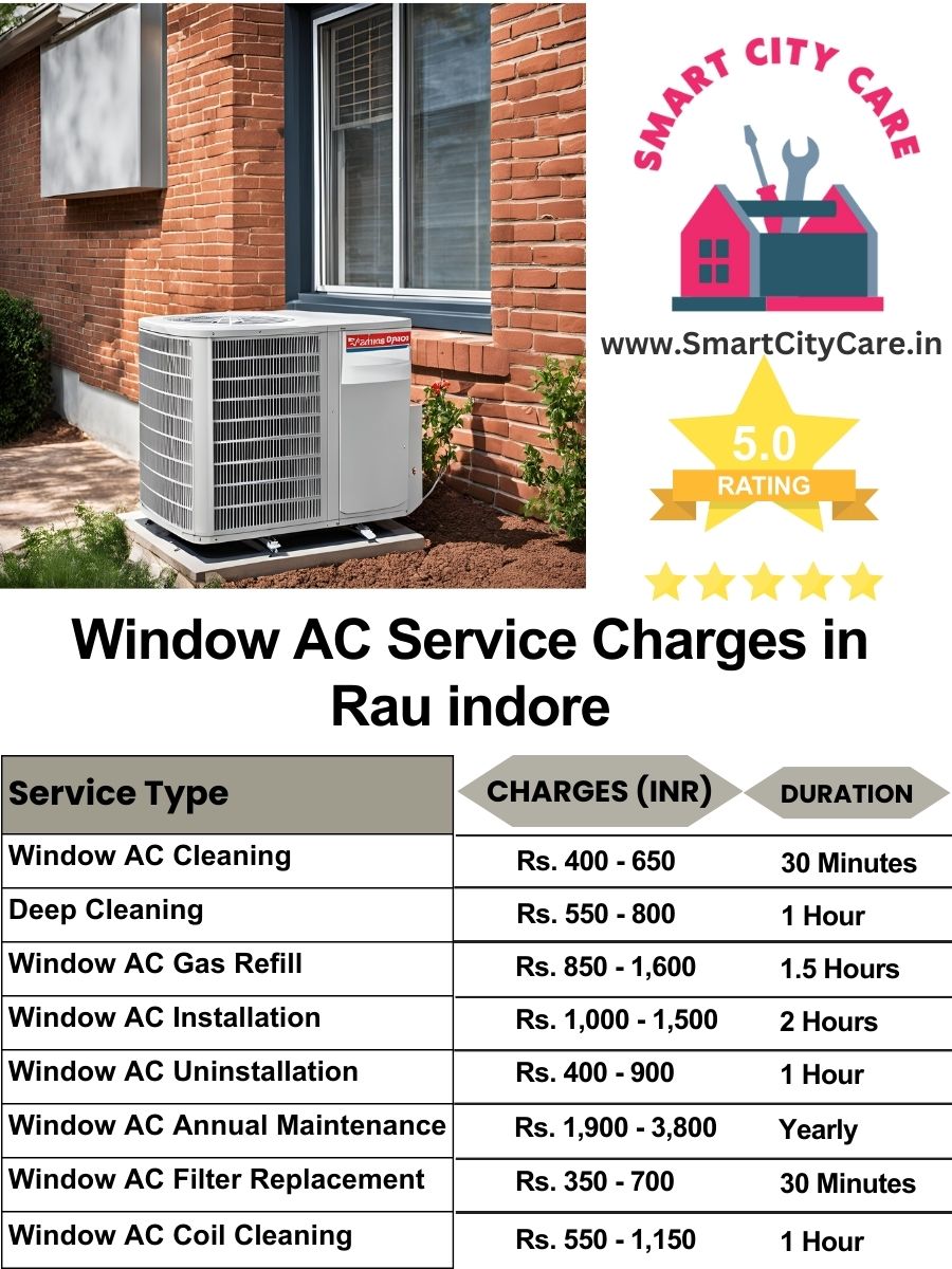 Window AC Service Charges list in  Rau, Indore