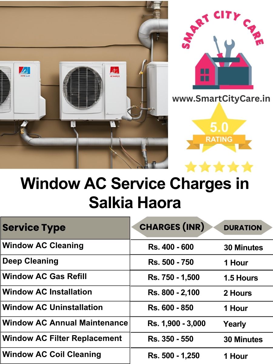 Window AC Service Charges list in  Salkia, Haora