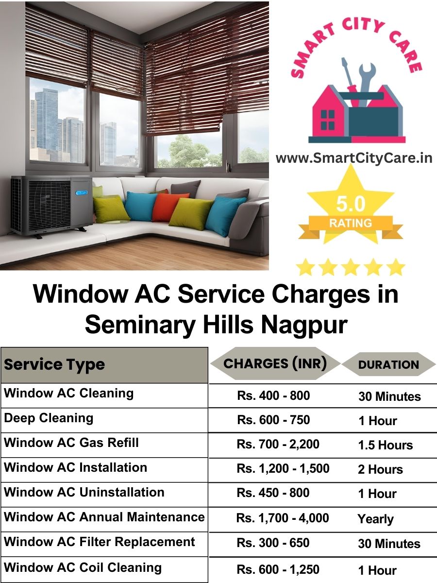 Window AC Service Charges list in  Seminary Hills, Nagpur