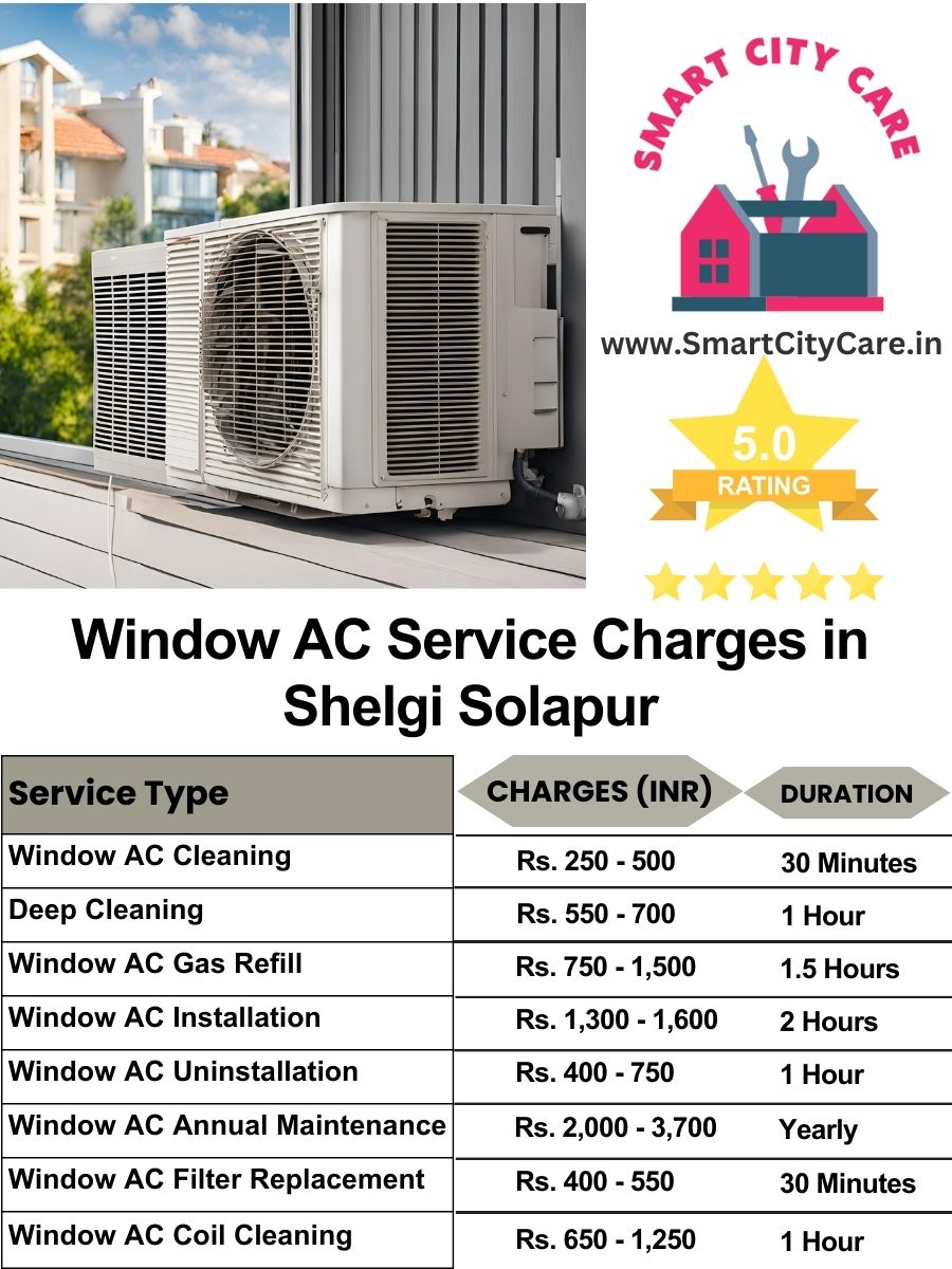 Window AC Service Charges list in  Shelgi, Solapur