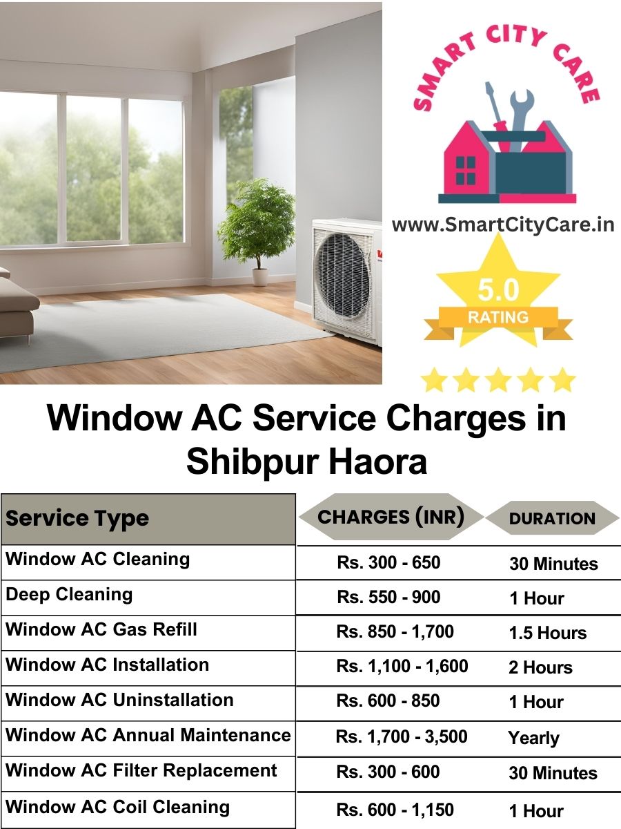 Window AC Service Charges list in  Shibpur, Haora