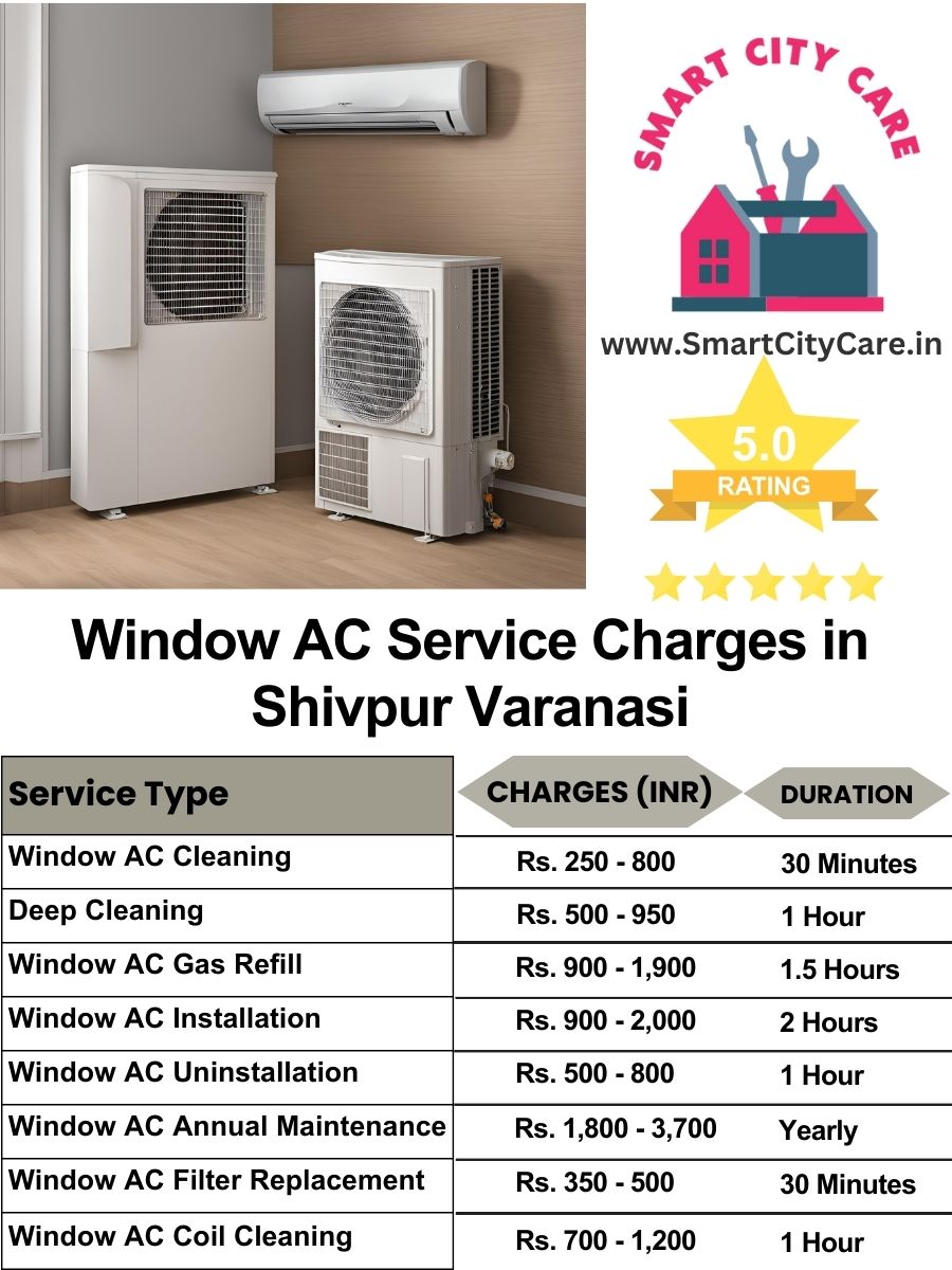 Window AC Service Charges list in  Shivpur, Varanasi