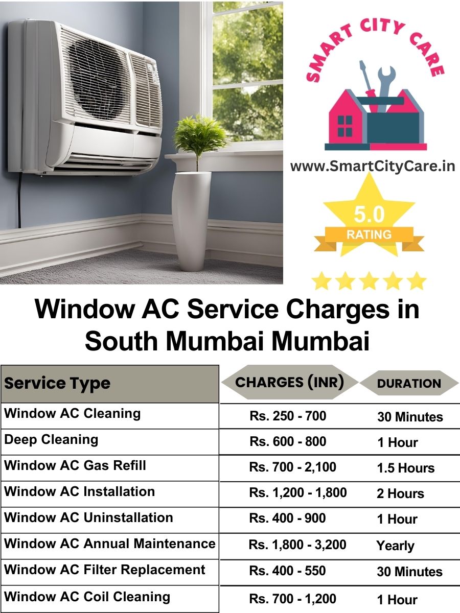 Window AC Service Charges list in  South Mumbai, Mumbai