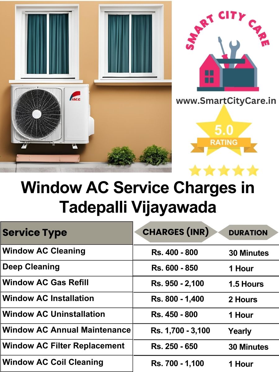 Window AC Service Charges list in  Tadepalli, Vijayawada