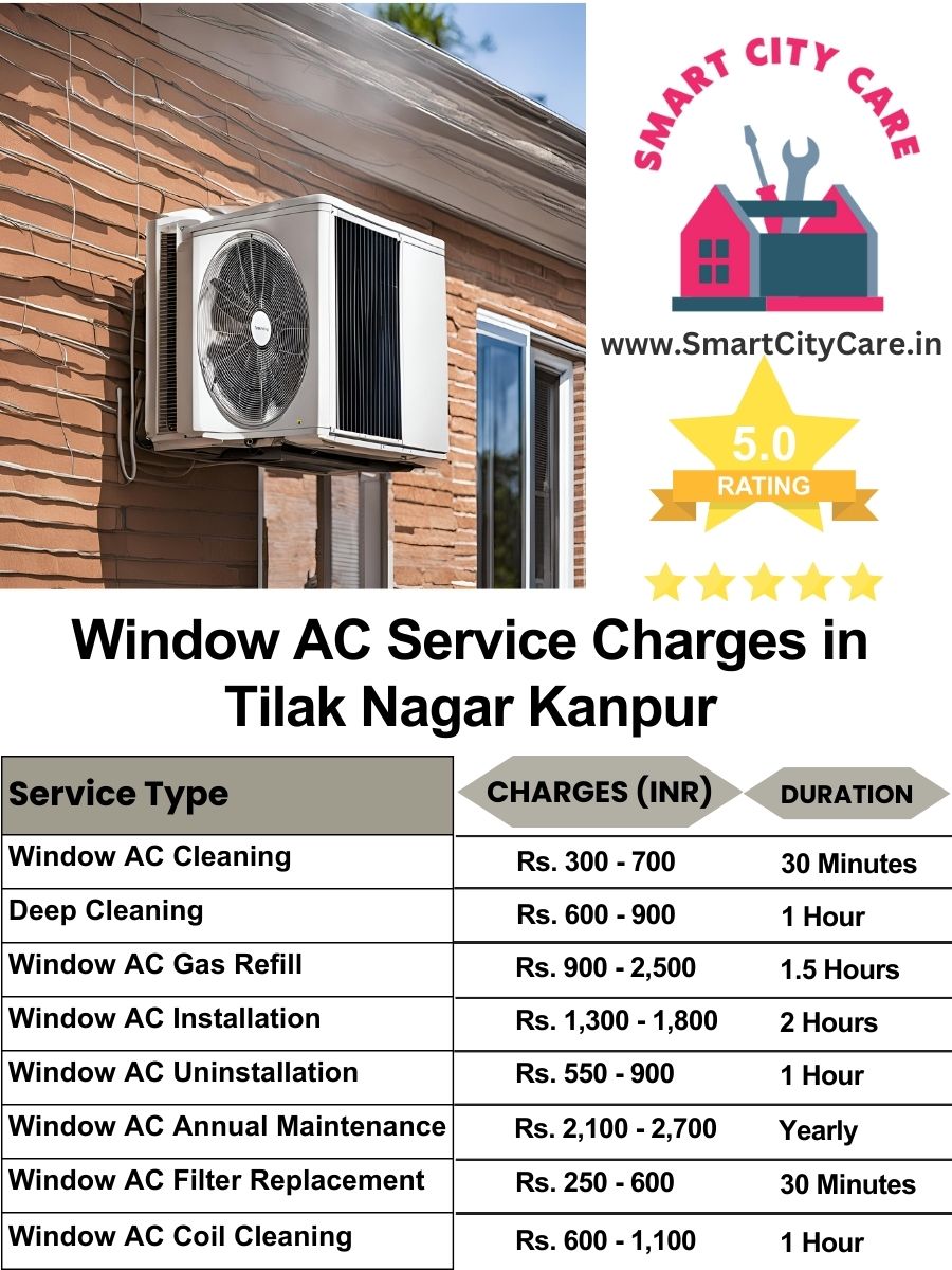 Window AC Service Charges list in  Tilak Nagar, Kanpur