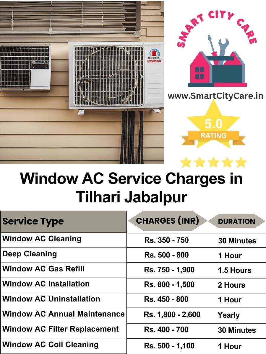 Window AC Service Charges list in  Tilhari, Jabalpur