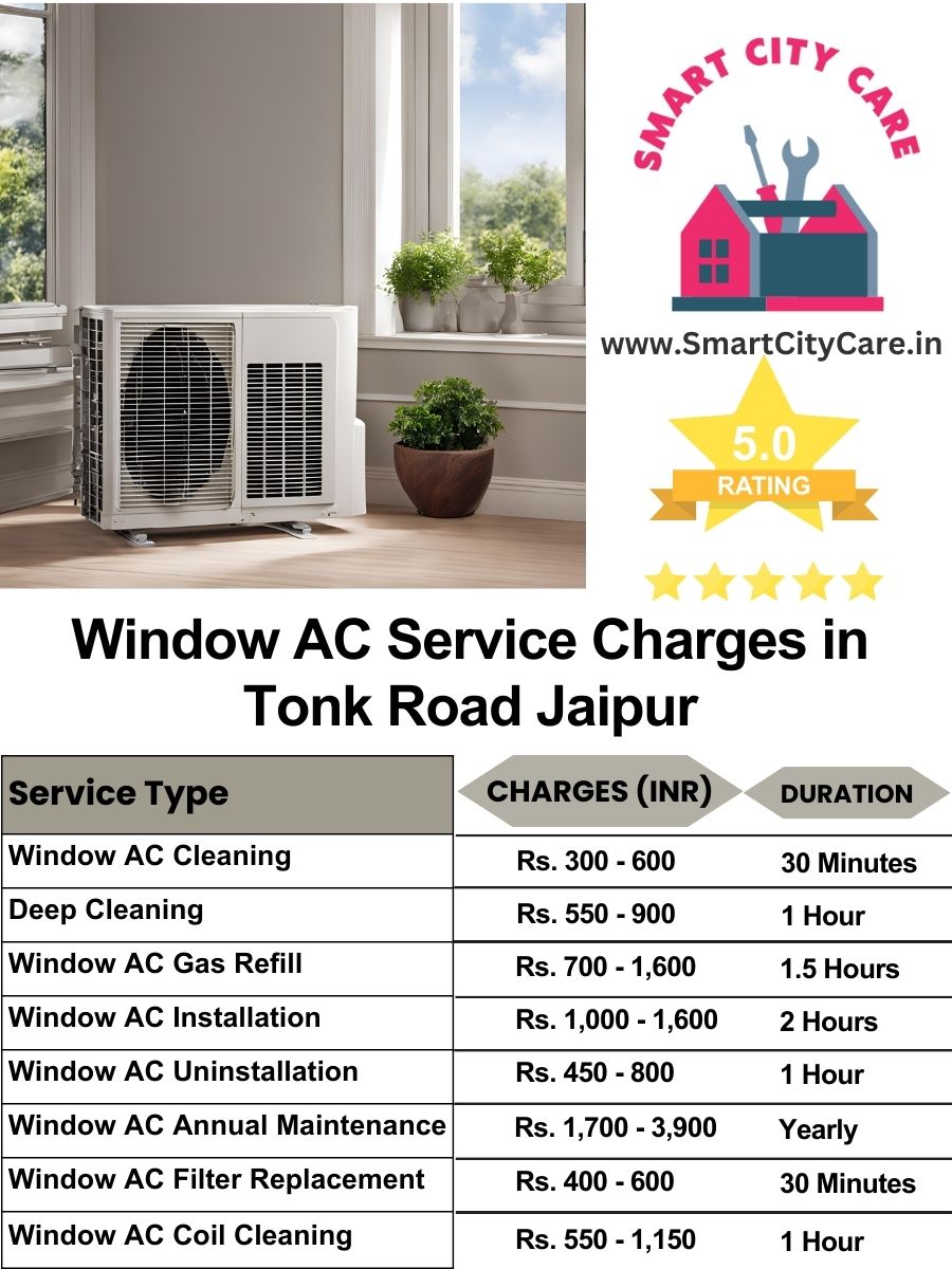 Window AC Service Charges list in  Tonk Road, Jaipur