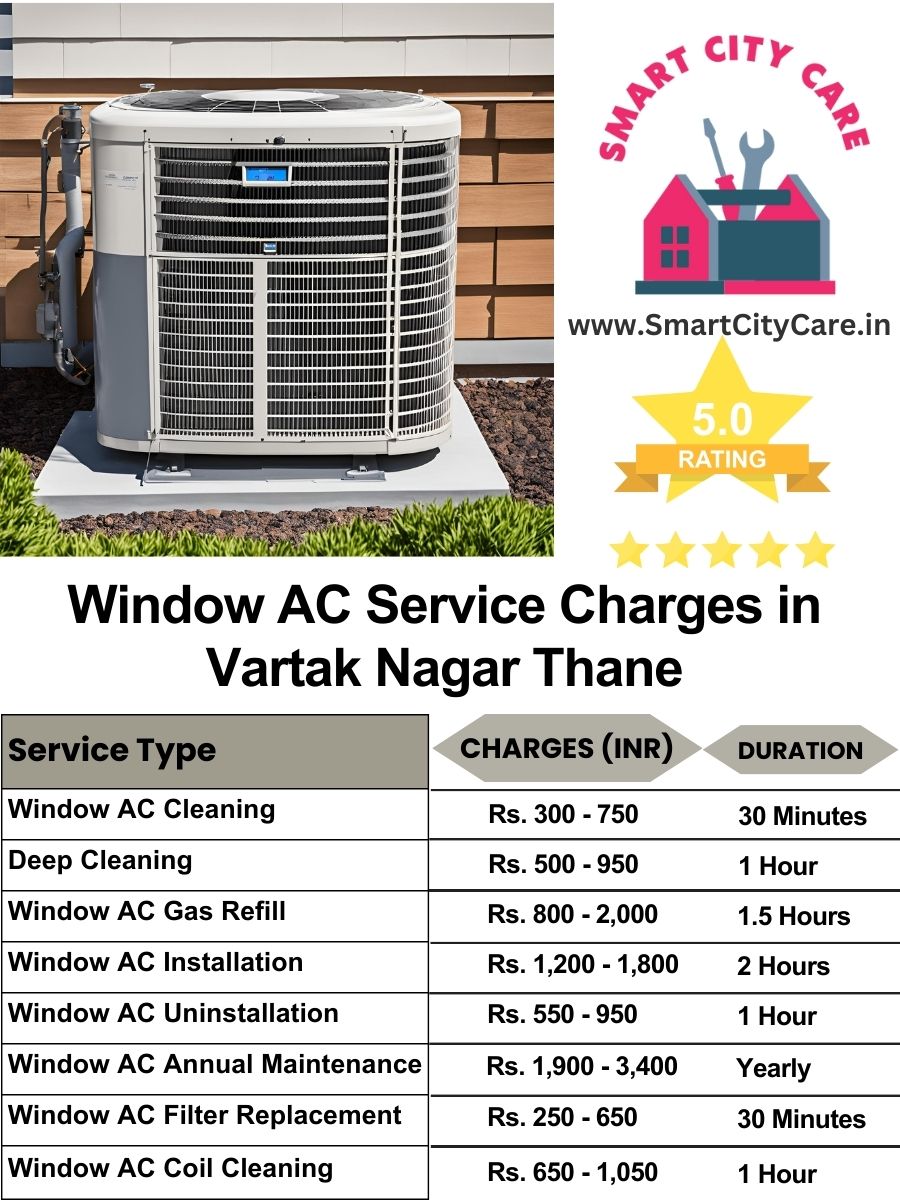 Window AC Service Charges list in  Vartak Nagar, Thane