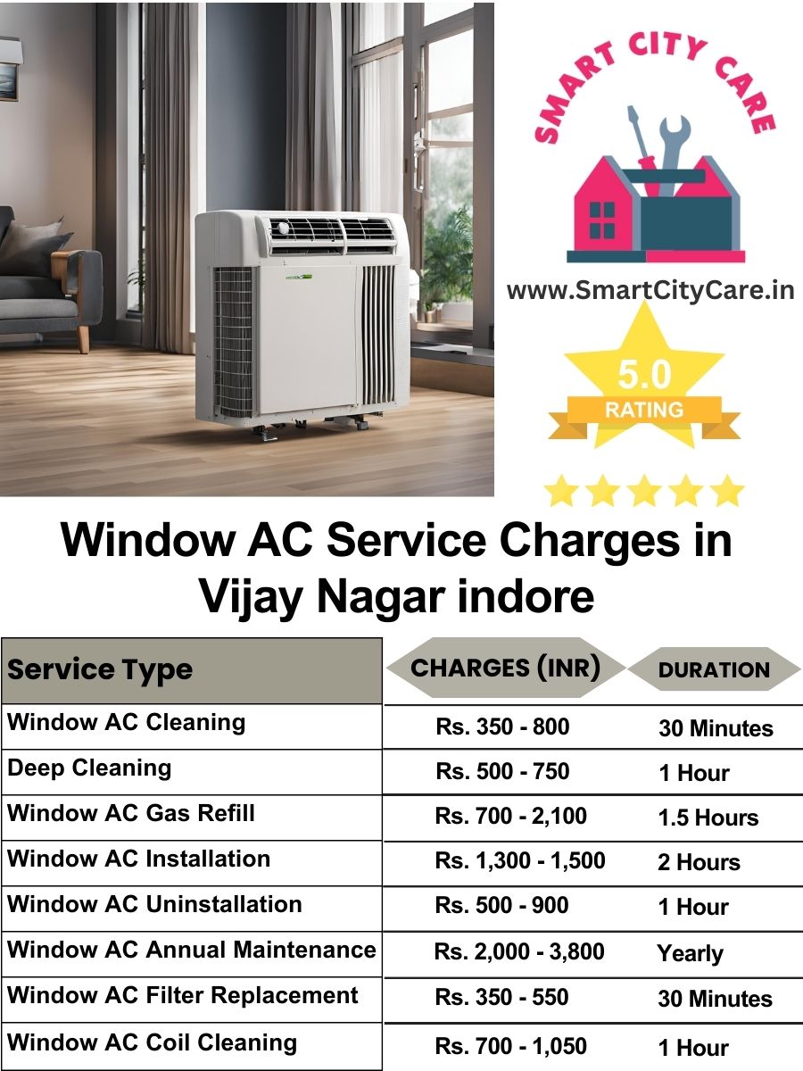 Window AC Service Charges list in  Vijay Nagar, Indore