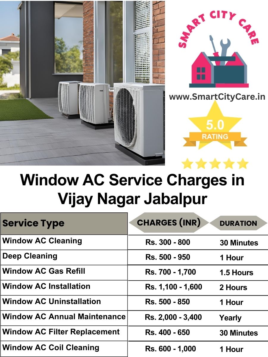 Window AC Service Charges list in  Vijay Nagar, Jabalpur