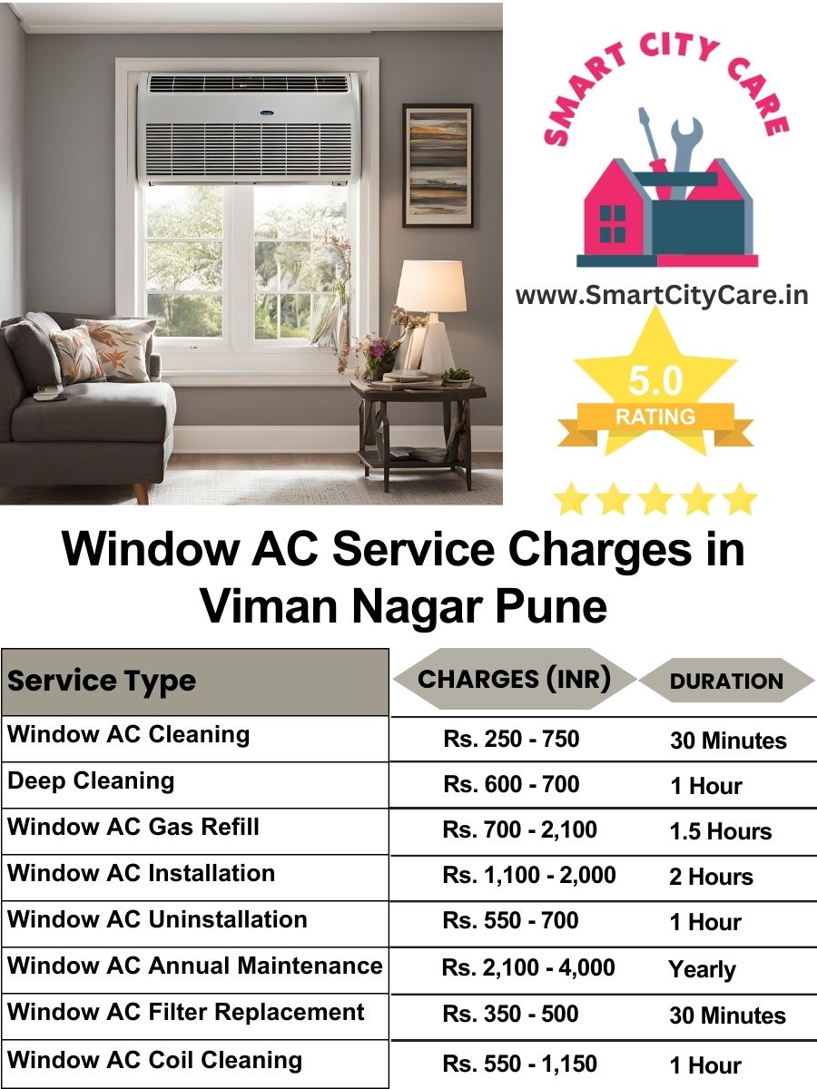 Window AC Service Charges list in  Viman Nagar, Pune