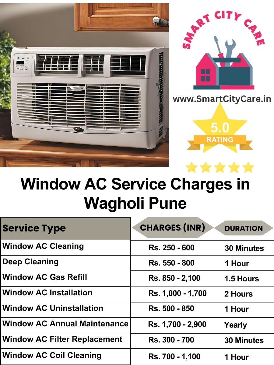 Window AC Service Charges list in  Wagholi, Pune